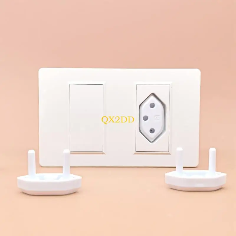 QX2D protectores de enchufe de seguridad para niños redondos - imagen 3