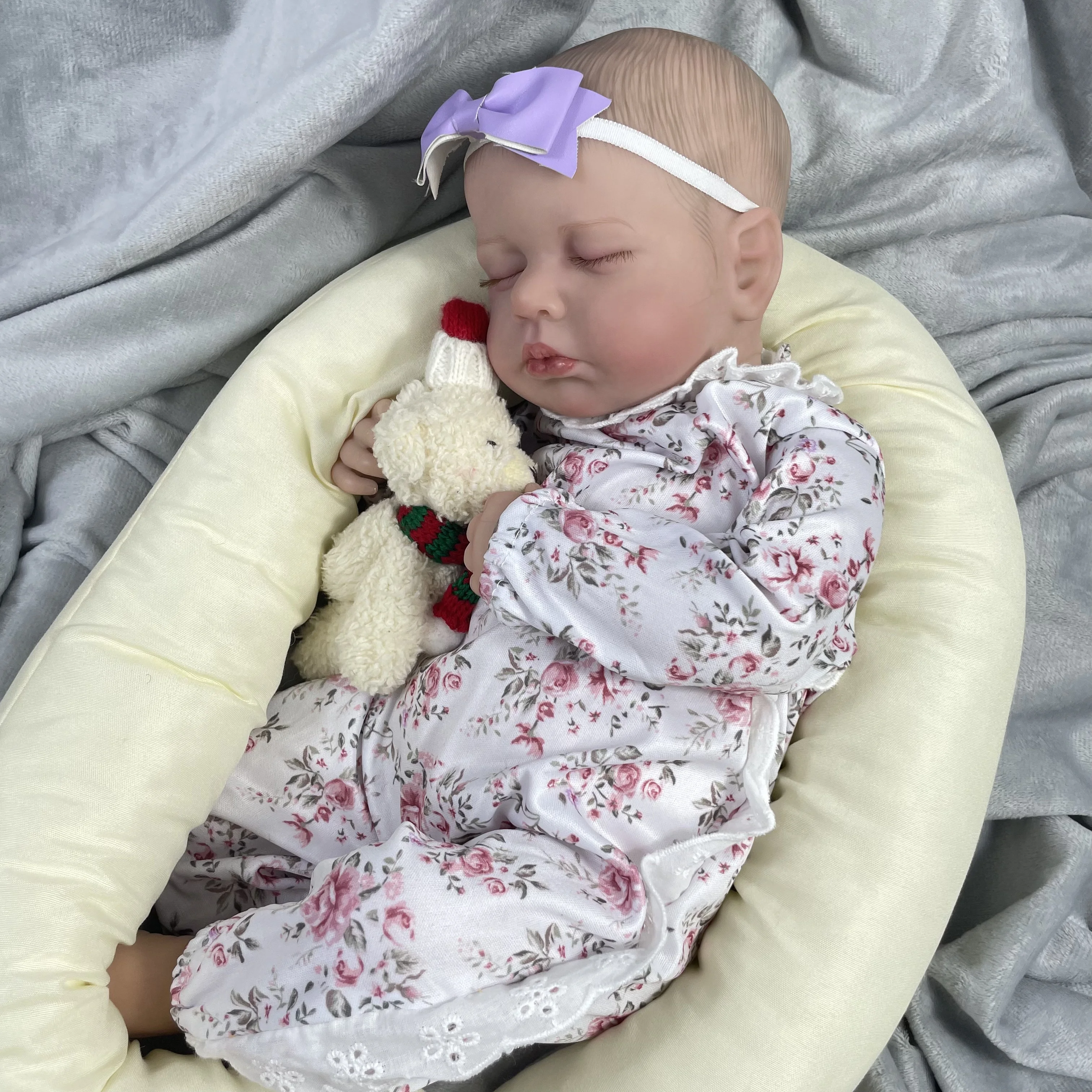 MRB LouLou muñeca reborn realista recién nacido de silicona - imagen 4