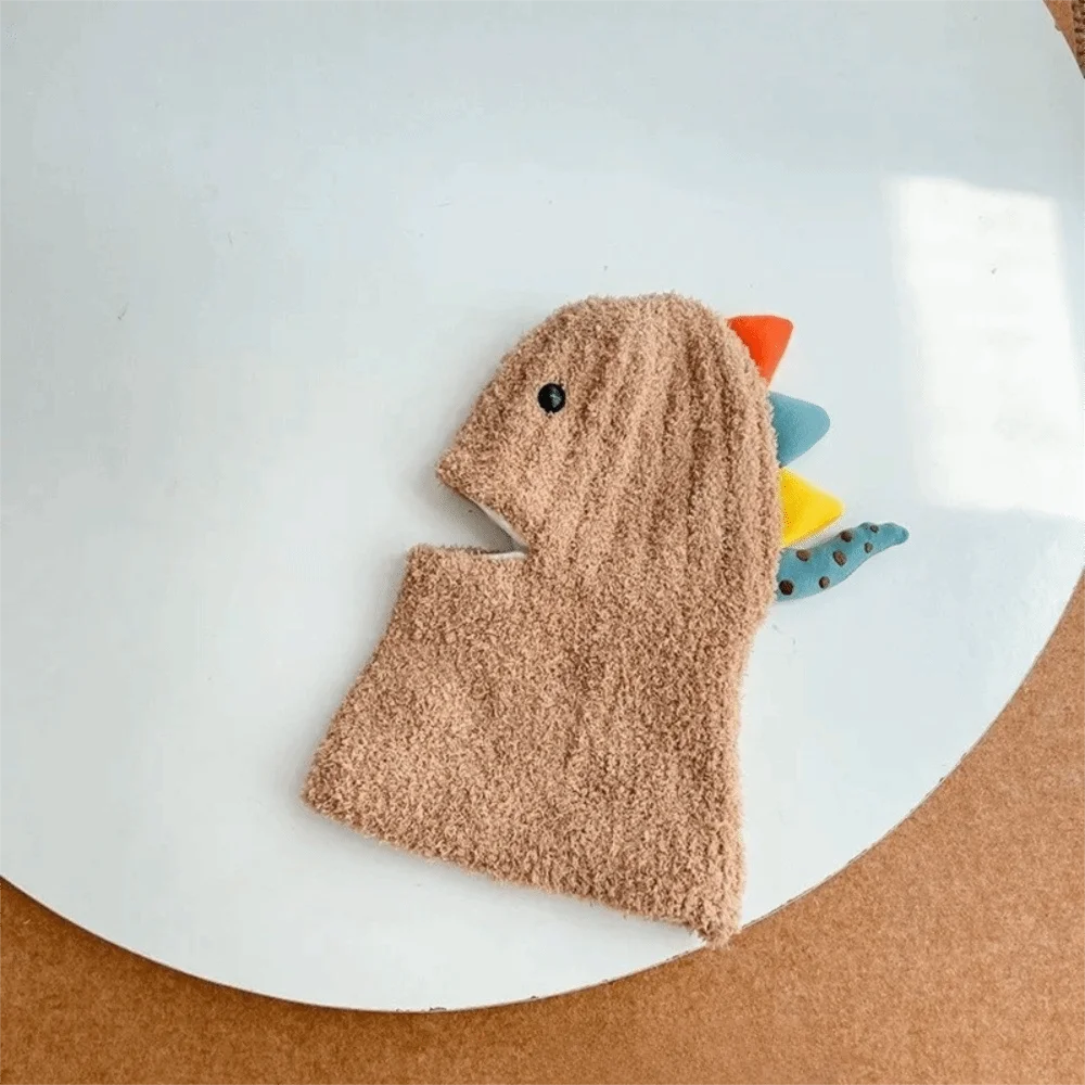 Gorro infantil con bufanda integrada