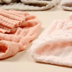 Gorro para bebé cálido de doble capa con lazo grande