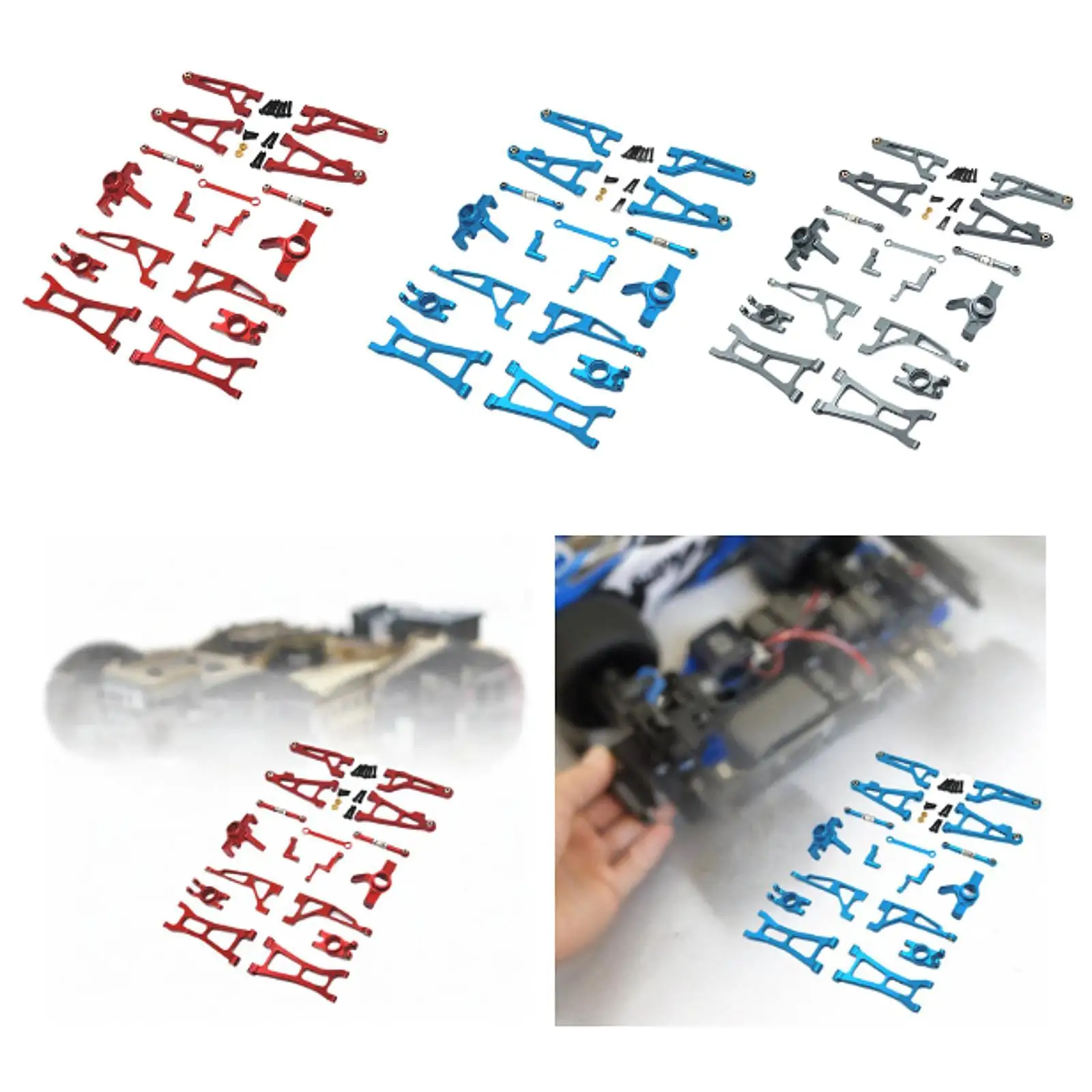 Brazo oscilante RC de repuesto resistente, fácil montaje para coche - imagen 5
