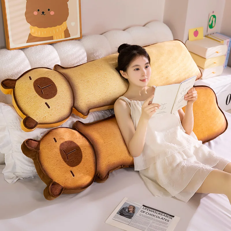Almohada infantil capibara larga suave para dormir - imagen 5