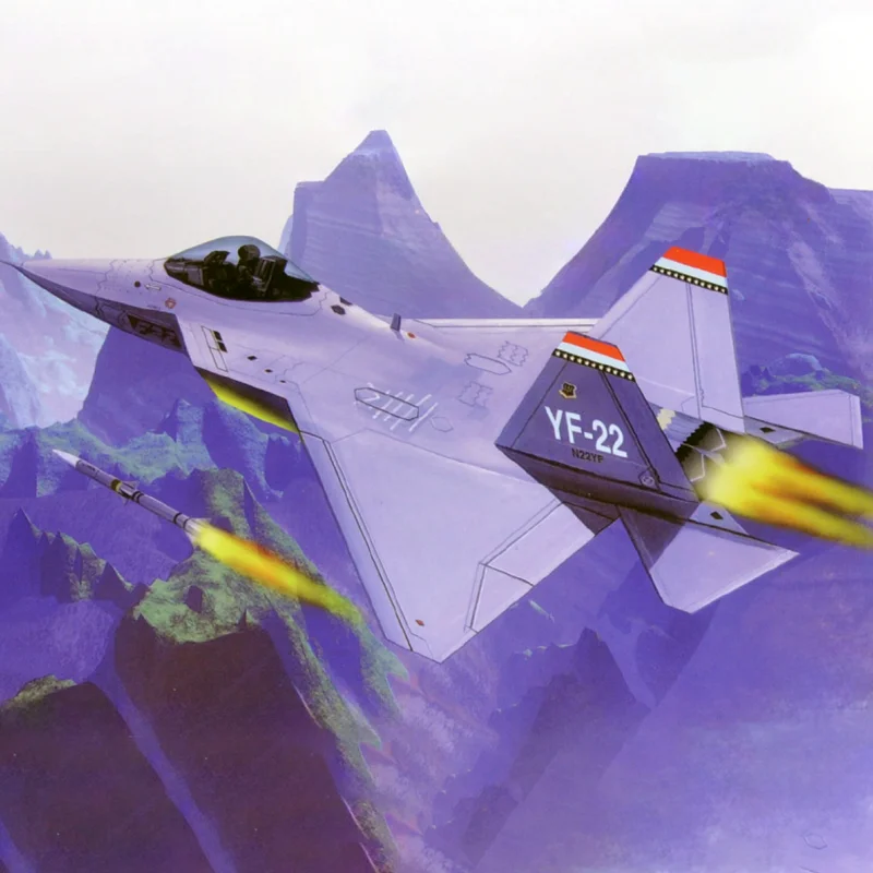 Trumpeter YF-22 maqueta de avión plástico para montar