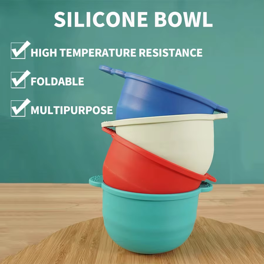 Cuenco silicona bebé alimentación – Resistente calor material seguro infantil