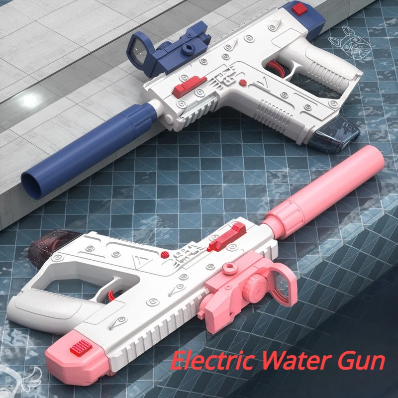 Vector Pistola de agua eléctrica - gran capacidad para verano - imagen 3