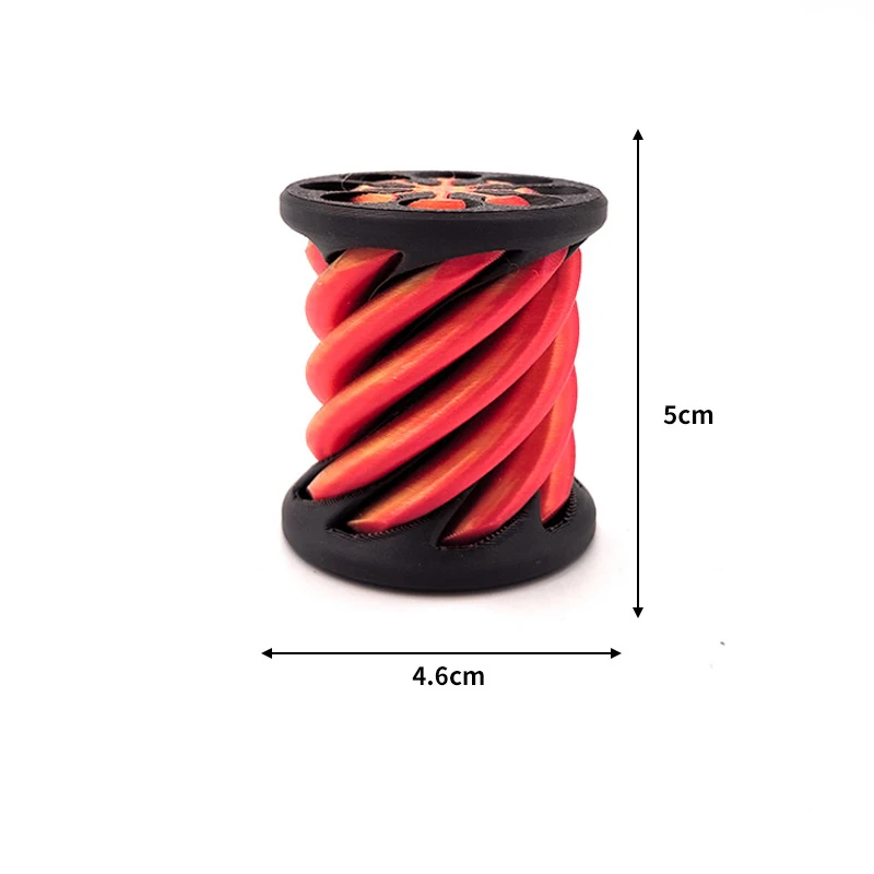 Juguete antiestrés cono en espiral 3D pirámide imposible - imagen 5