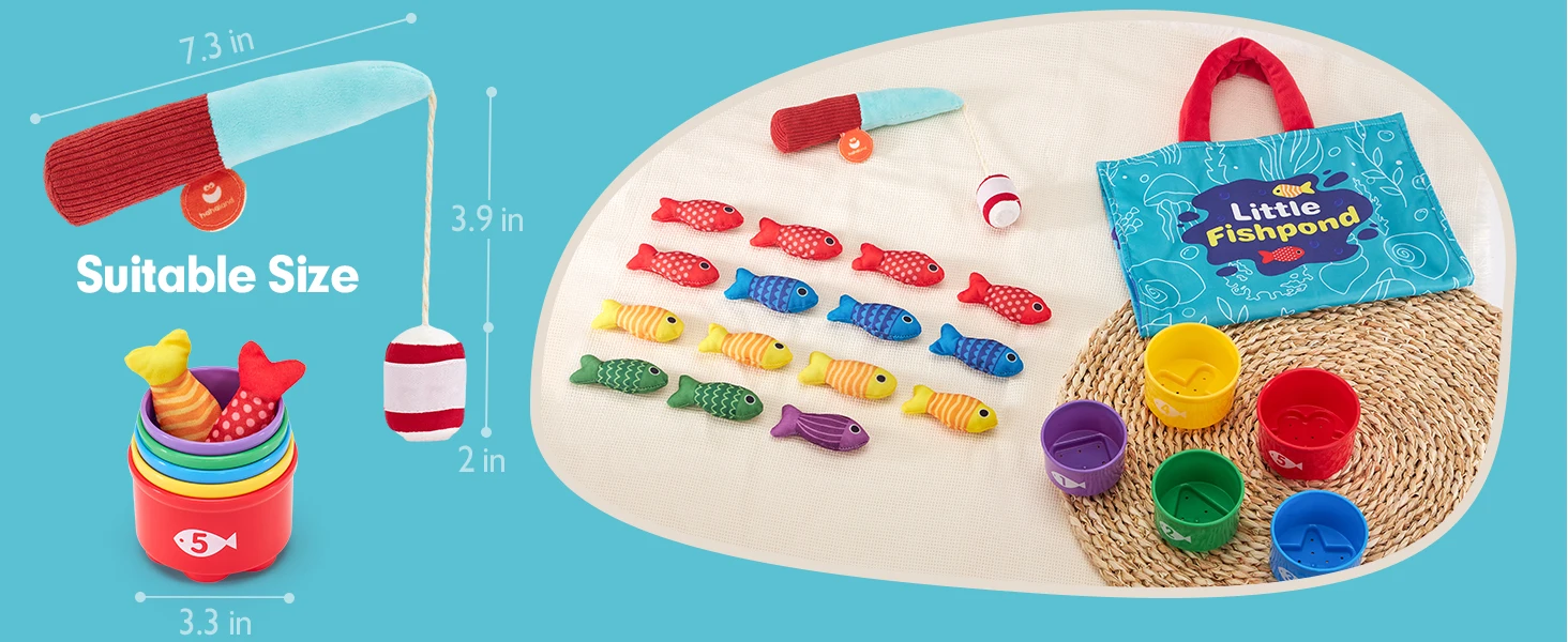 Cubos apilables para jugar con tamaños y crear torres