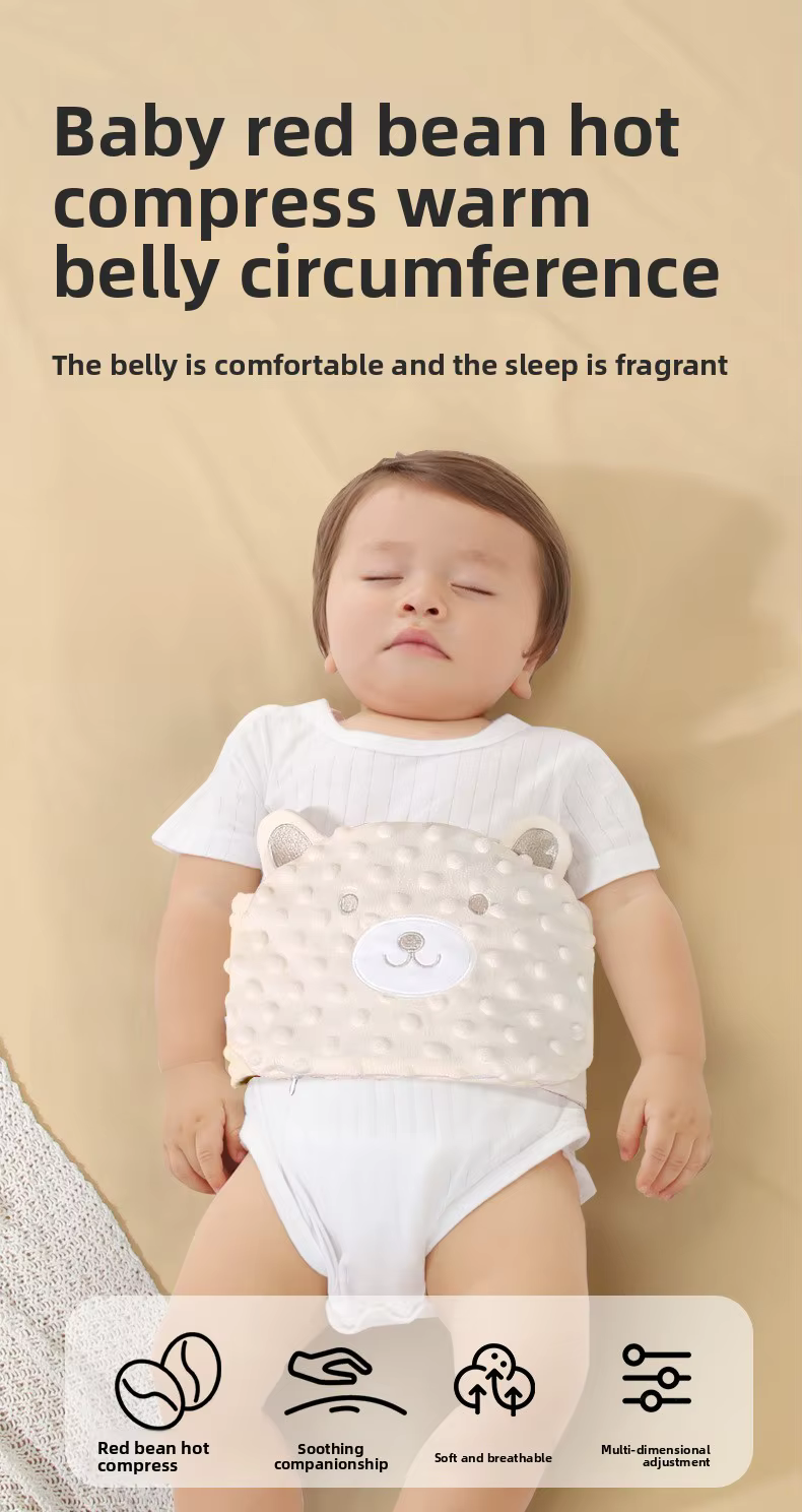 Almohada térmica para bebé con diseño de osito
