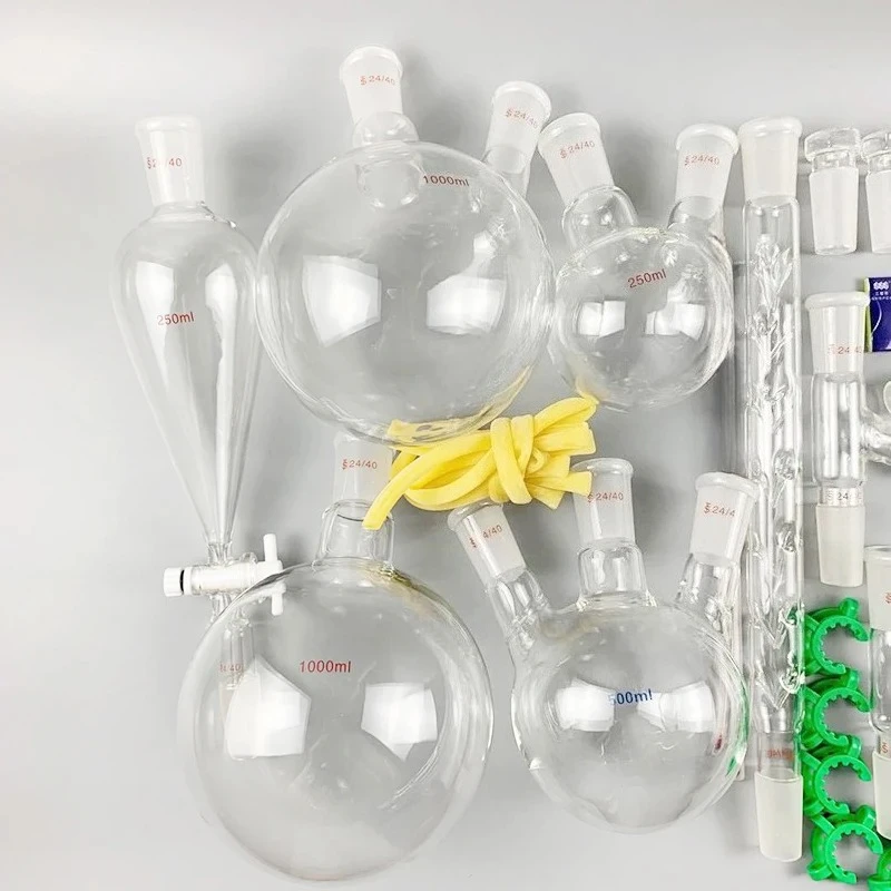 Kit de destilación en vidrio borosilicato con juntas - imagen 5