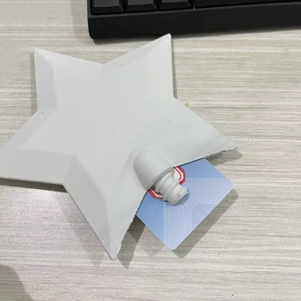 Varita mágica portátil con estrella y elástico, impresa 3D