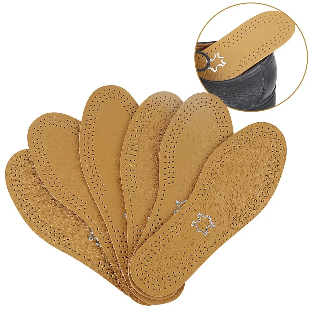 Plantillas de cuero acolchado con amortiguación para zapato - imagen 4