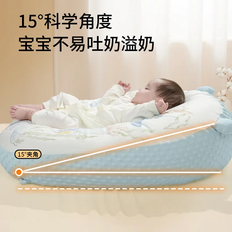 Almohada inclinada anti-regurgitación para bebé - imagen 3