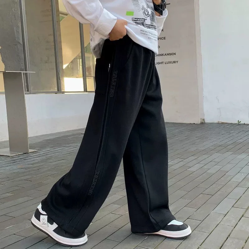 Pantalones de chándal para niños pierna ancha rectos otoño - imagen 2