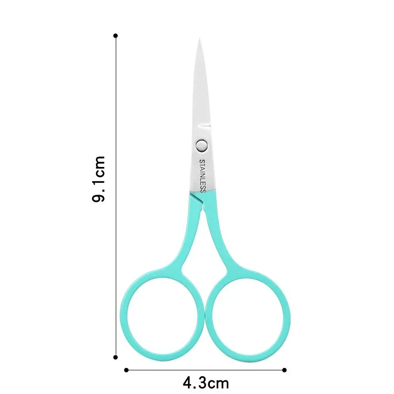 Tijeras de precisión para cejas y pestañas – Recortador facial - imagen 2