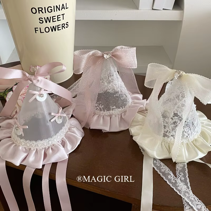Pinza para el pelo de bebé con lazo de cinta princesa en fiestas - imagen 2