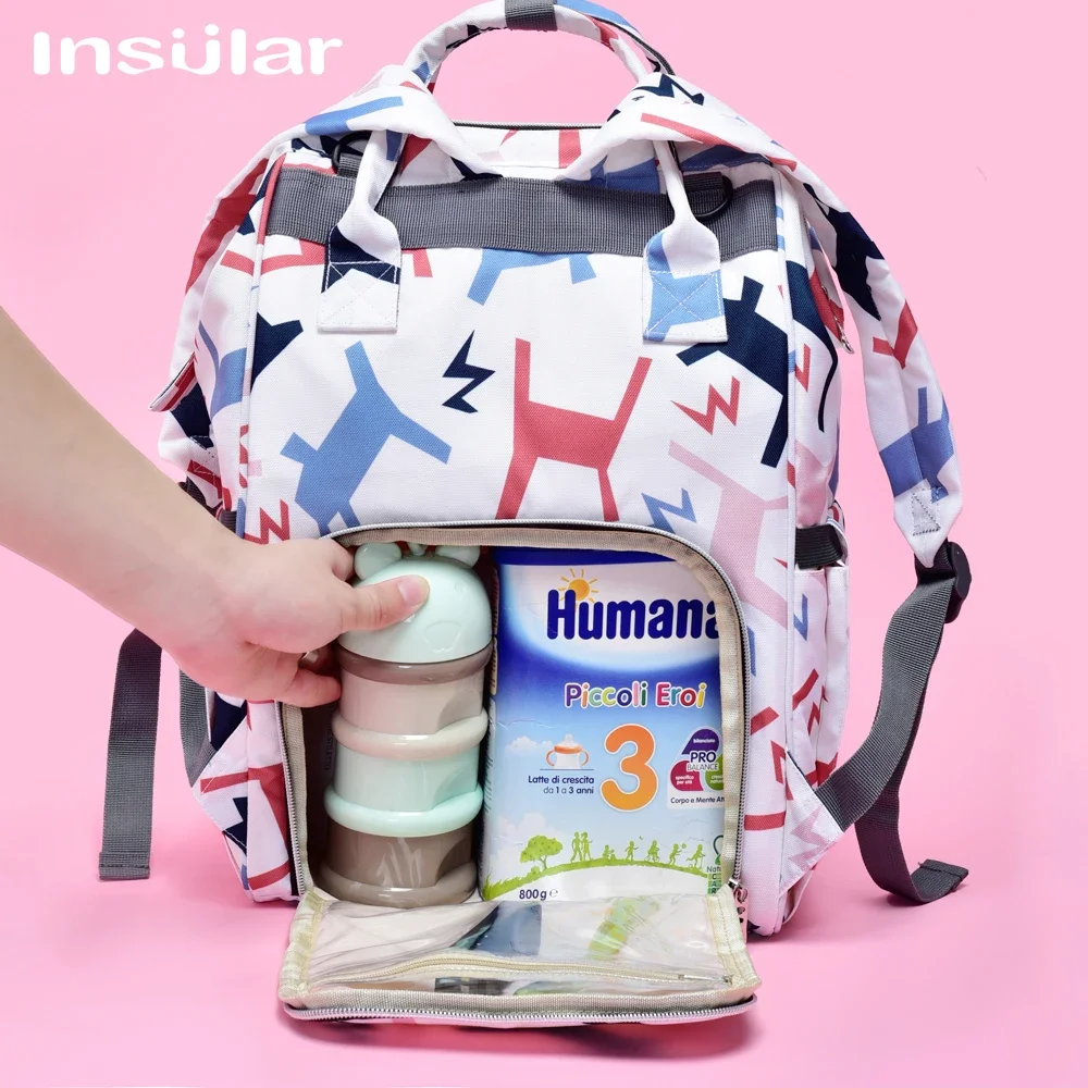 Bolsa de pañales impermeable para bebé, mochila ligera y espaciosa - imagen 4