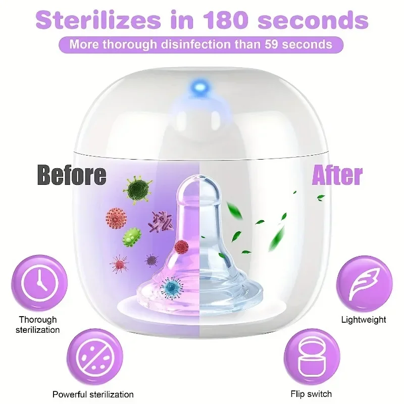 Esterilización UV portátil en uso
