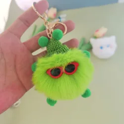 Llavero de felpa con colgante tierno para chicas adolescentes