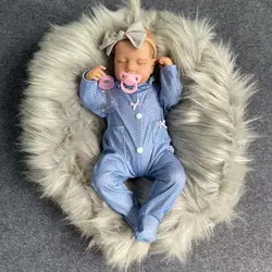 Muñeca bebé reborn recién nacido 3D realista, cuerpo tela y vinilo