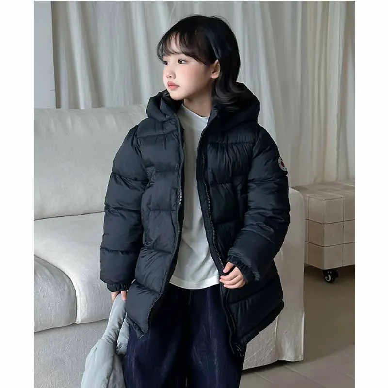Abrigo de invierno acolchado con capucha para niñas y niños - imagen 2