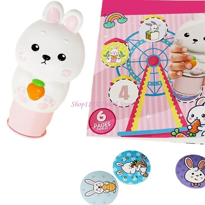 Pegatinas infantiles de sellos con dibujos para motricidad fina - imagen 2