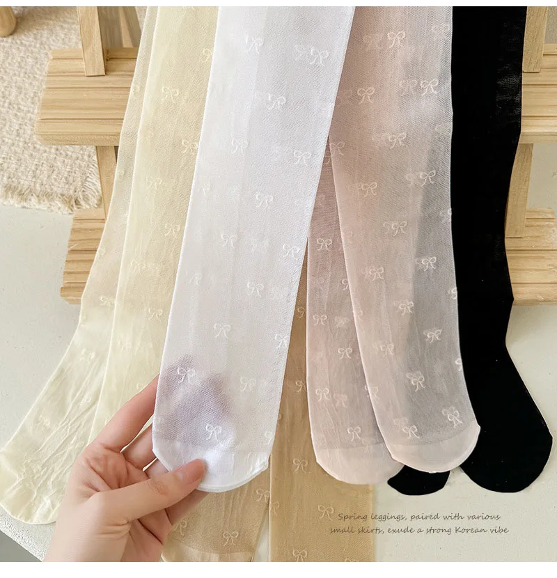 Leggings finos de verano para niña, cómodos sin costuras
