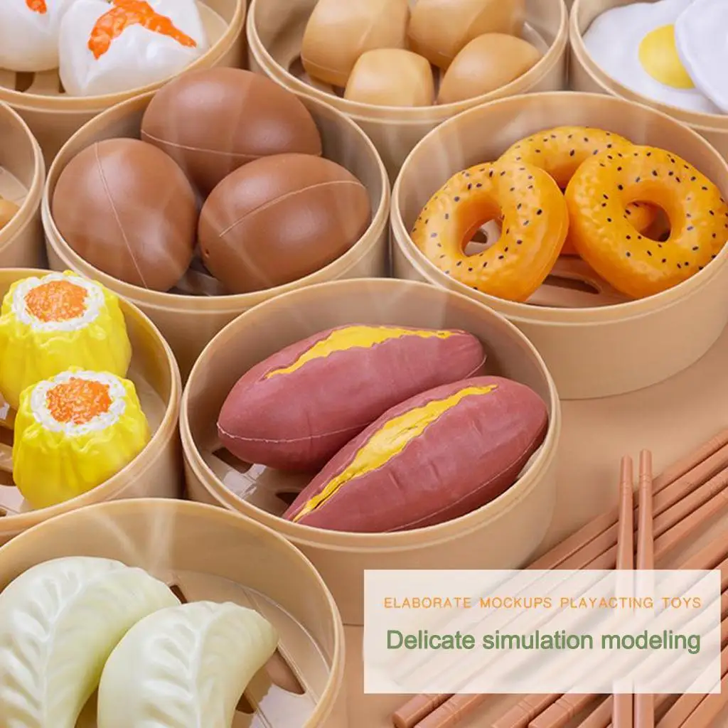 Juego de comida para desayunos, set de cocina infantil - imagen 5