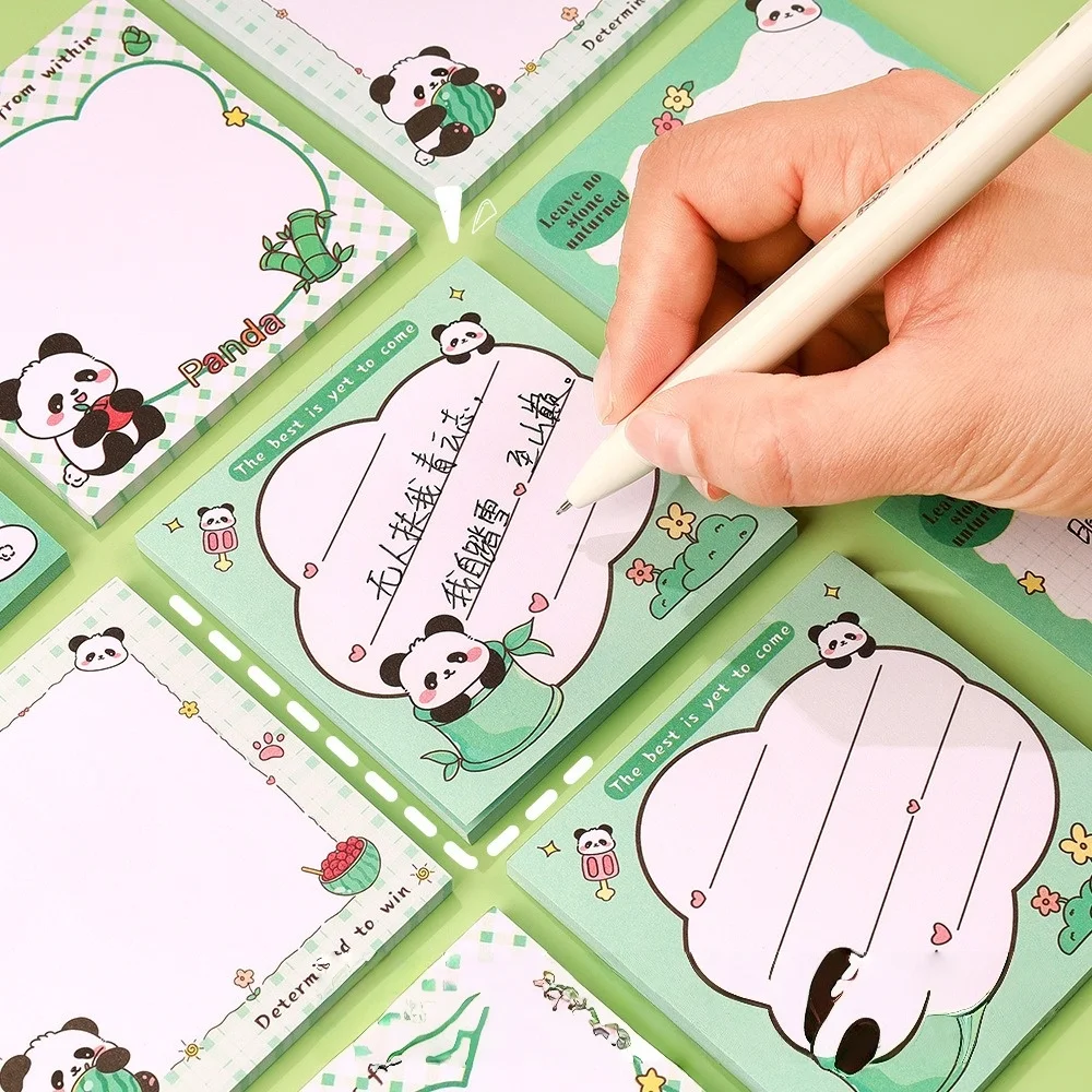 Notas adhesivas infantiles con panda de dibujos animados - imagen 4