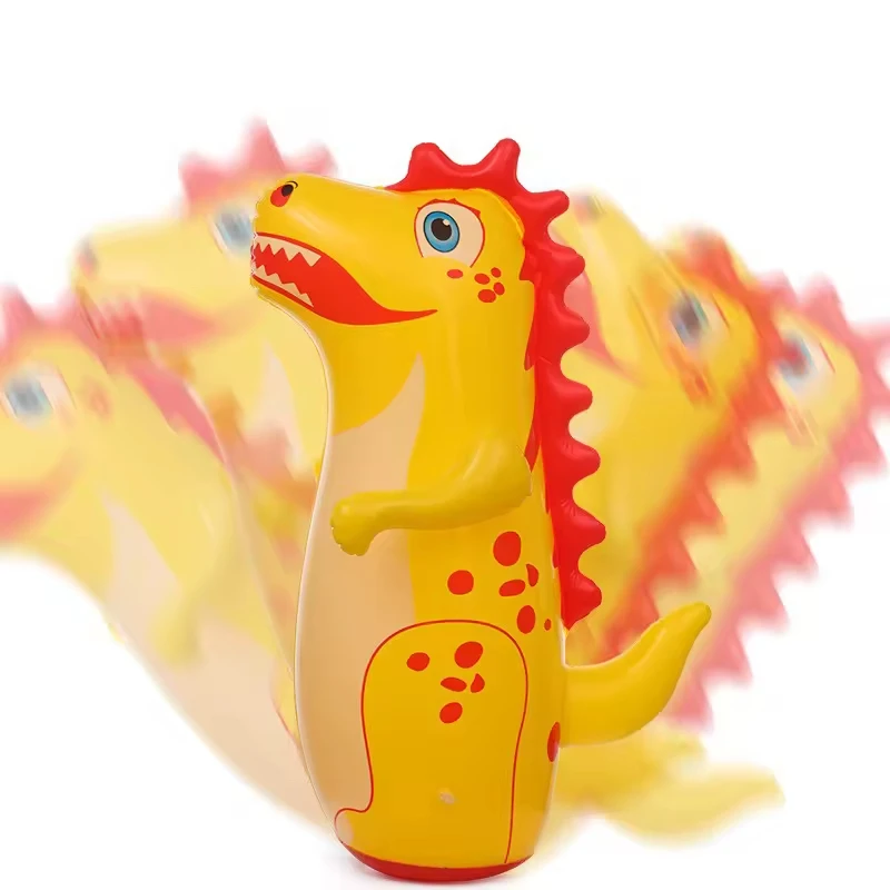 Saco de boxeo inflable infantil dinosaurio para exterior - imagen 3