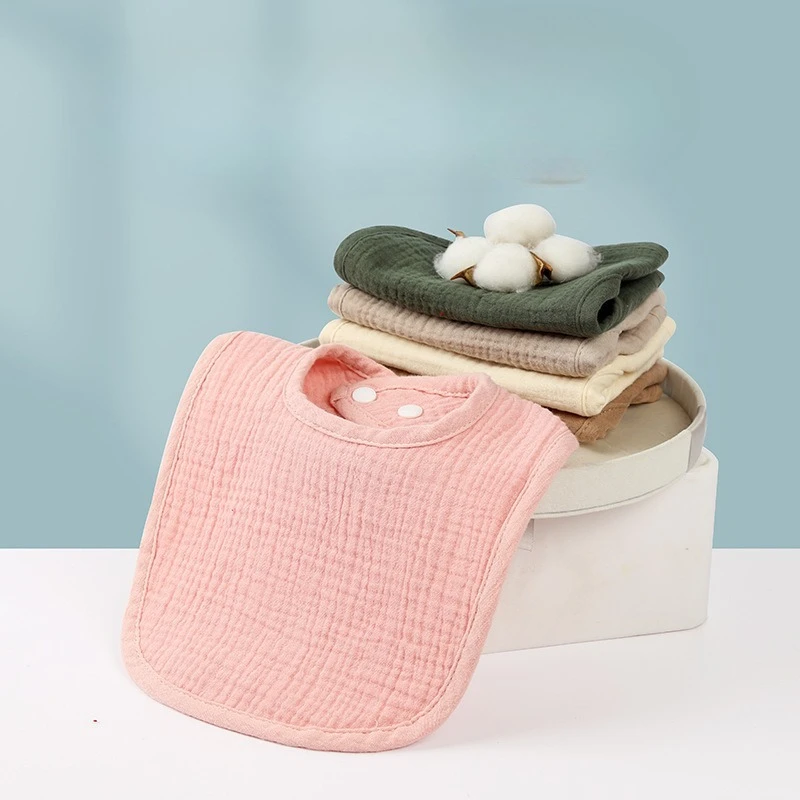 Baberos de algodón puro para bebé, suaves y súper absorbentes - imagen 2