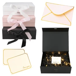 Caja de recuerdos para bebé con cinta de lujo - 3 colores