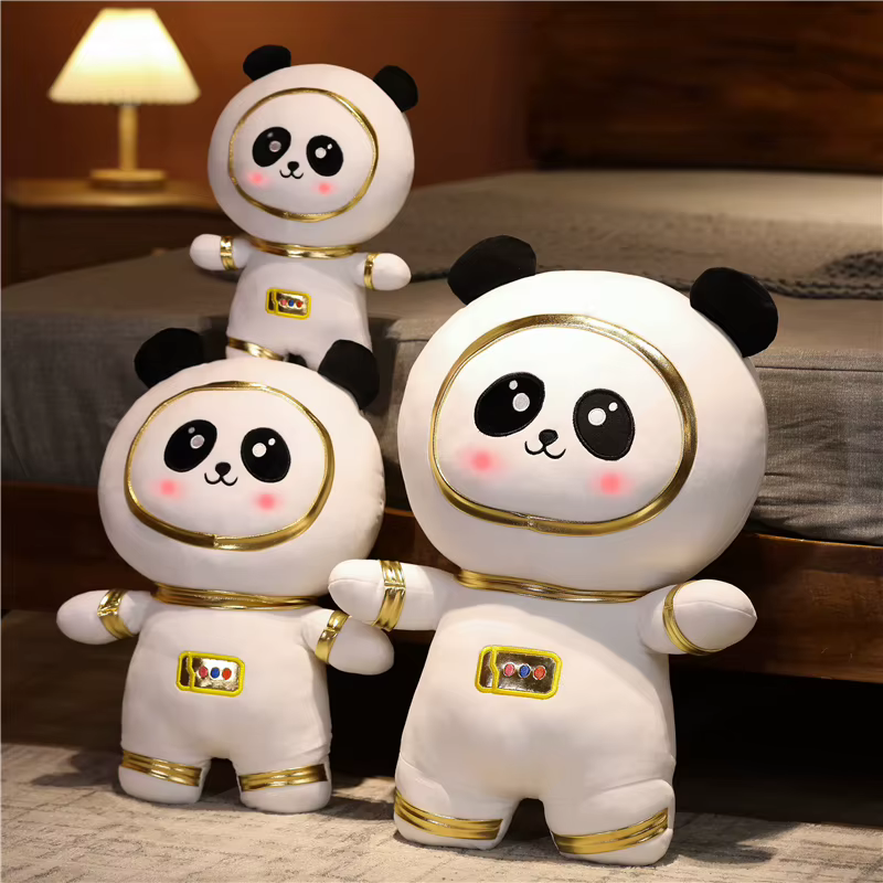 Peluche astronauta espacial en felpa con forma de nave para niños - imagen 3