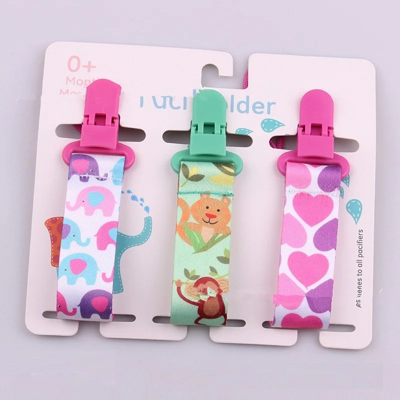 Clip para chupete con cadena y soporte seguro