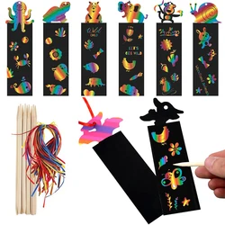 Set de marcapáginas para colorear dinosaurio y unicornio – ZYF