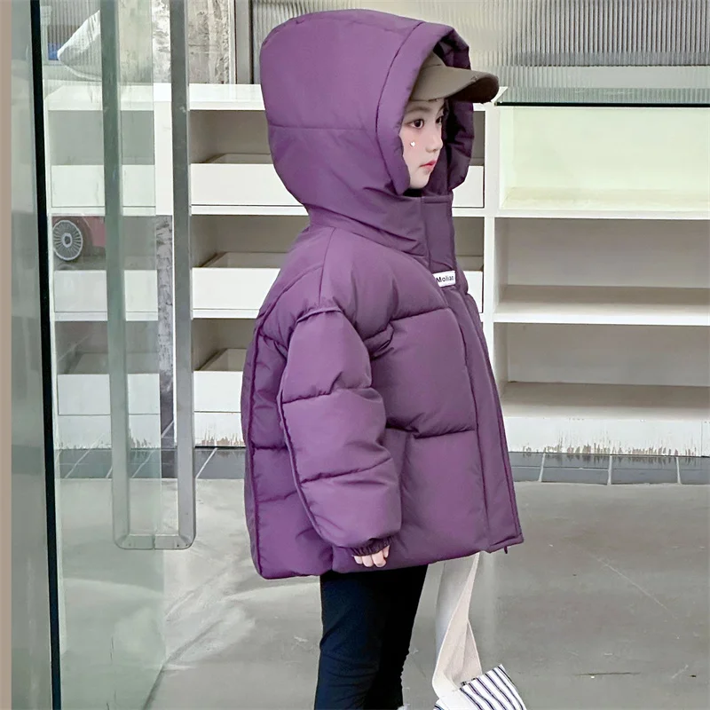 Parka de plumón con capucha para niño, abrigo cálido y transpirable - imagen 4
