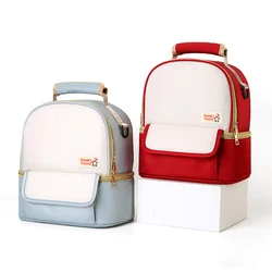 Mochila de pañales de mano organizadora para bebé, gran capacidad
