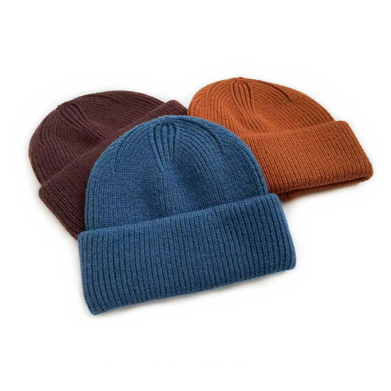 Gorro de punto de invierno para niños, cálido y liso - imagen 2