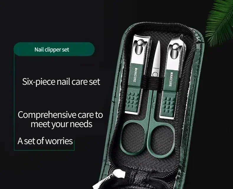 Set compacto de cortaúñas