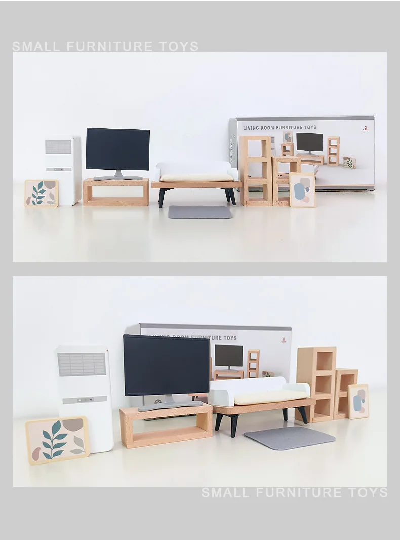 Mesa y sillas en miniatura