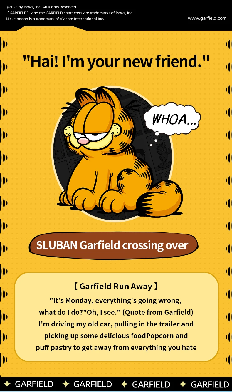 Construyendo un auto de Garfield