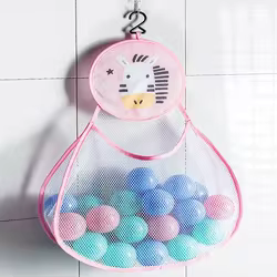 Juguetes de baño para niños: set de animales con bolsa de malla