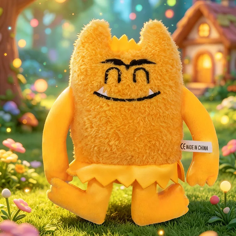 Monstruo de peluche para abrazar y explorar