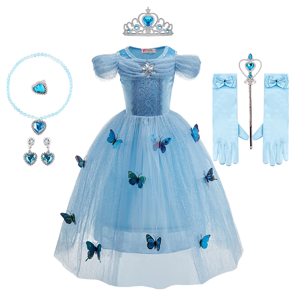 Disfraz de Cenicienta para niña – Estilo Princesa - imagen 2