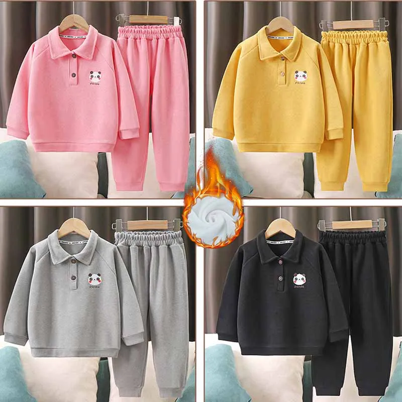 Conjunto infantil invierno 2 piezas – Sudadera y pants niños manga larga