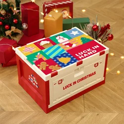 Silla plegable infantil con temática navideña y almacenaje