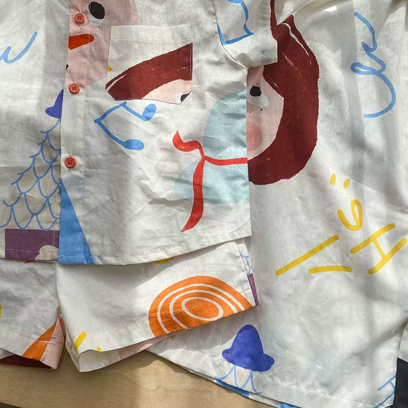 Conjunto verano hermanos: vestido grafiti y camisa manga corta - imagen 5