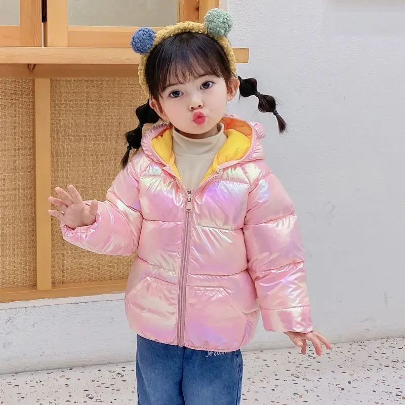 Chaqueta de plumón con capucha para niña – Abrigo invierno - imagen 4