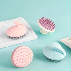 Cepillo de silicona masaje capilar anti-caspa unisex