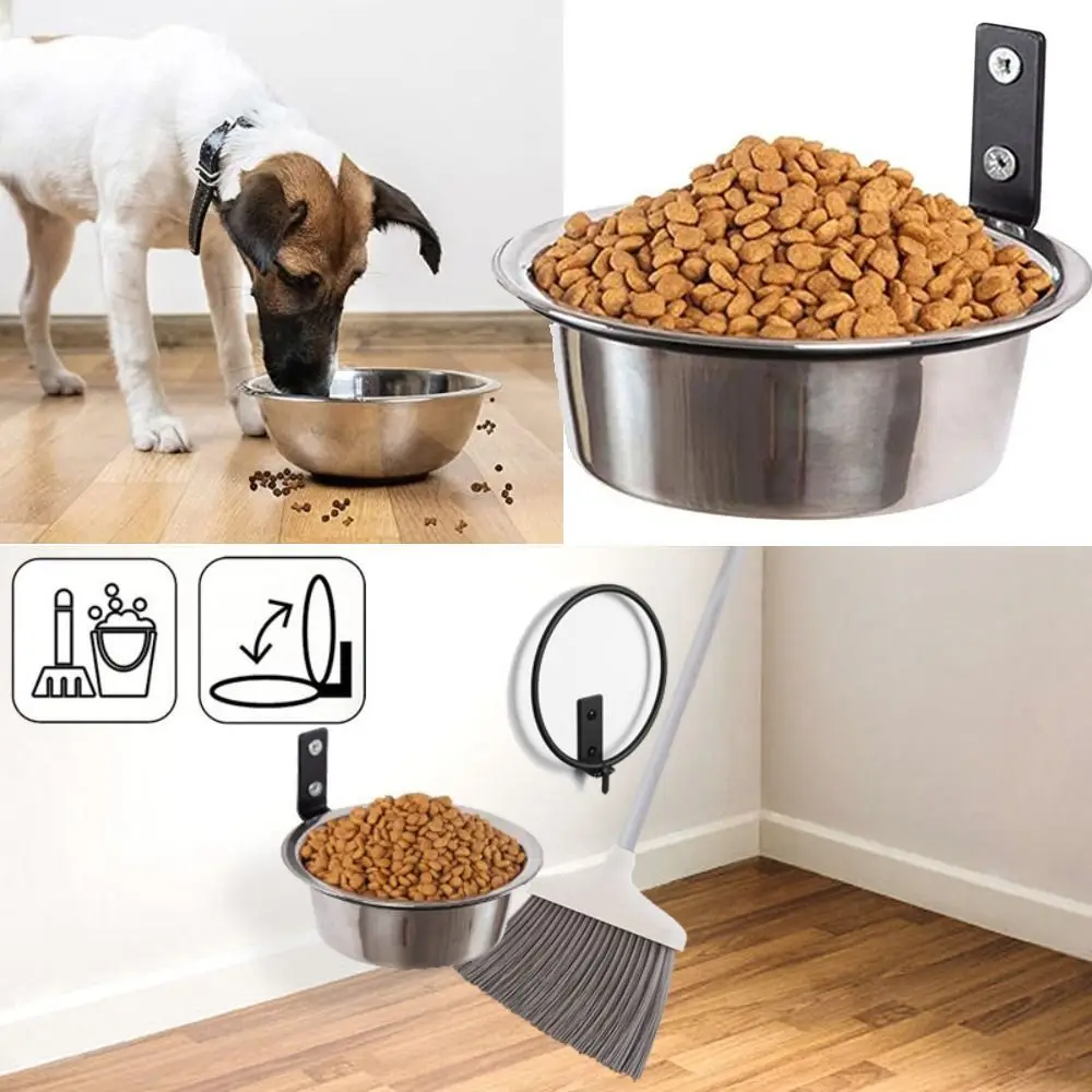 Comedero y bebedero plegable colgante antideslizante para mascotas - imagen 3
