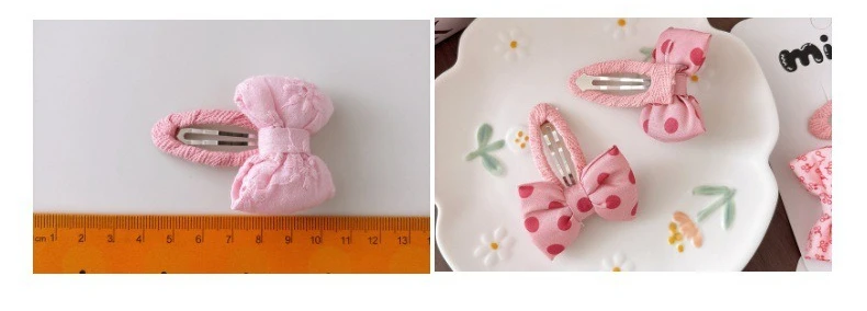 Detalle del lazo rosa dulce